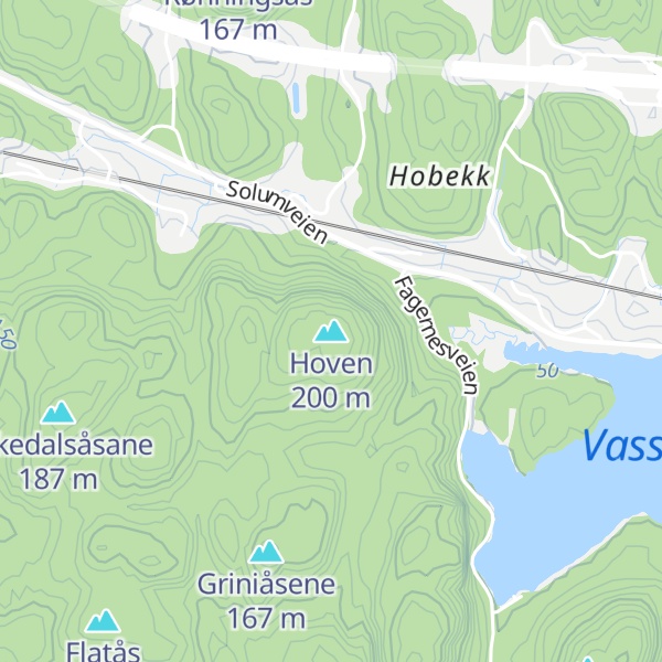 Map of Hoven