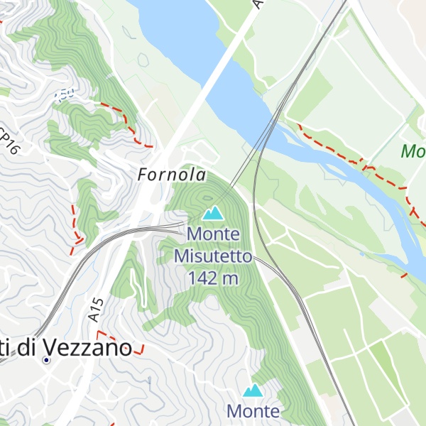 Map of Monte Misutetto