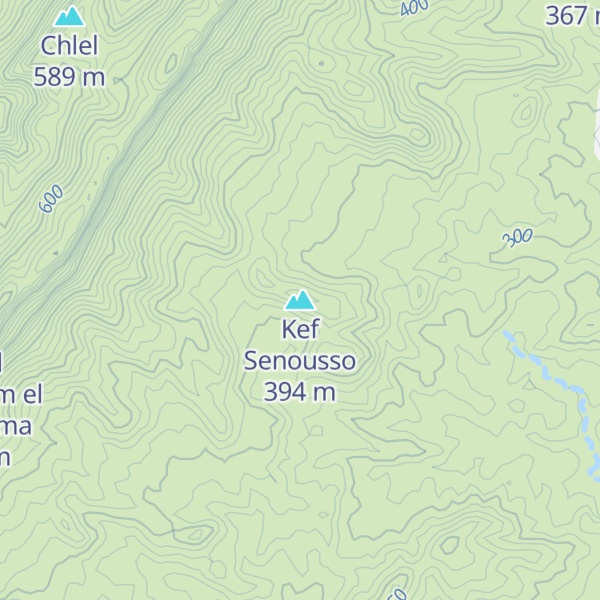 Map of Kef Senousso