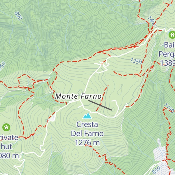Map of Rifugio Monte Farno