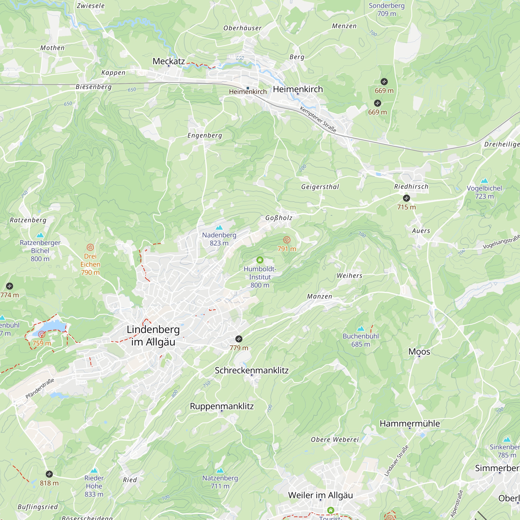 Humboldt-Institut map