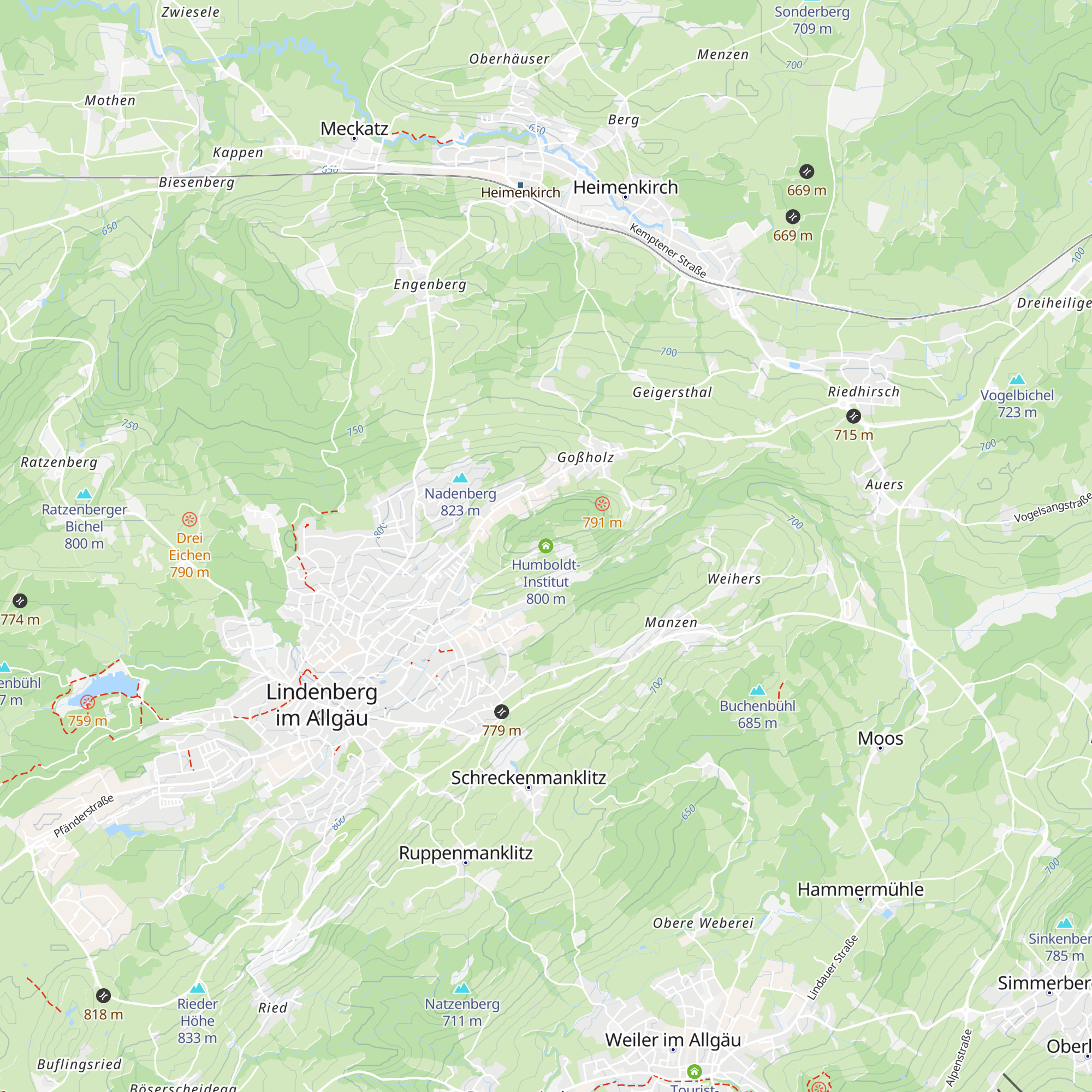 Humboldt-Institut map