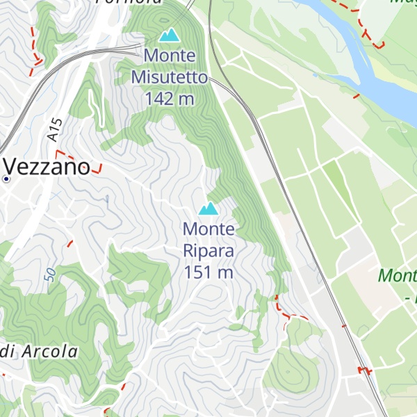 Map of Monte Ripara