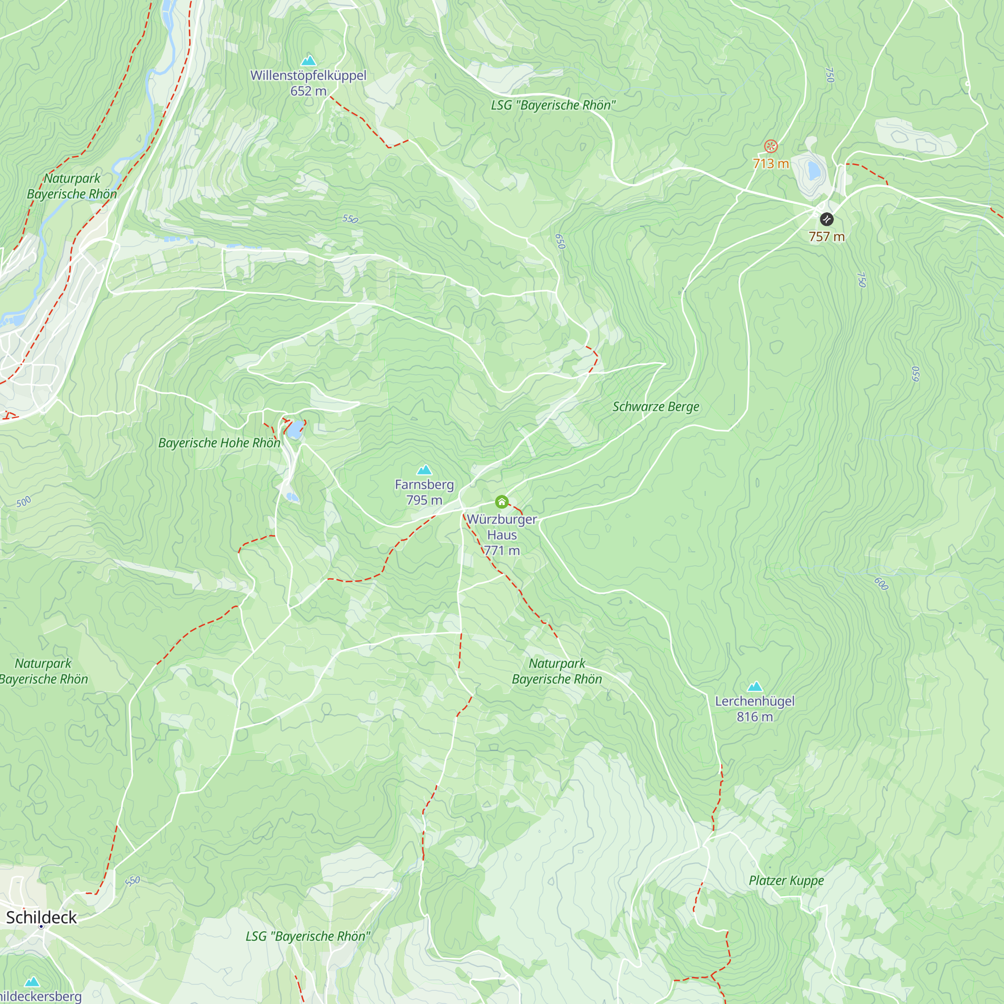 Würzburger Haus map