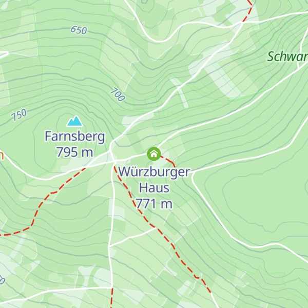 Map of Würzburger Haus