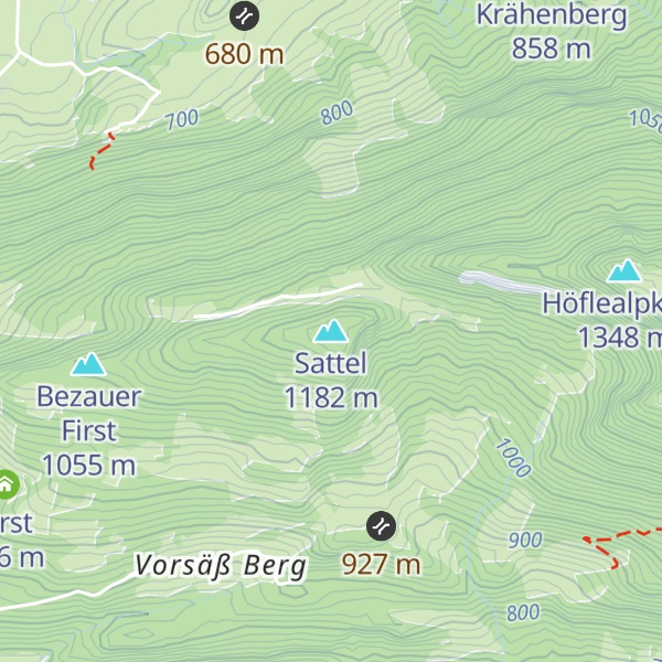 Map of Sattel