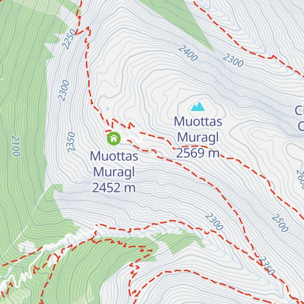 Map of Alp Muragl