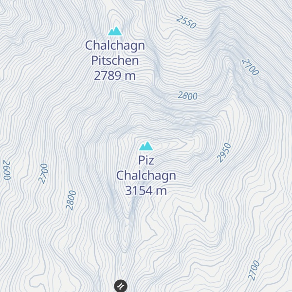 Map of Piz Chalchagn