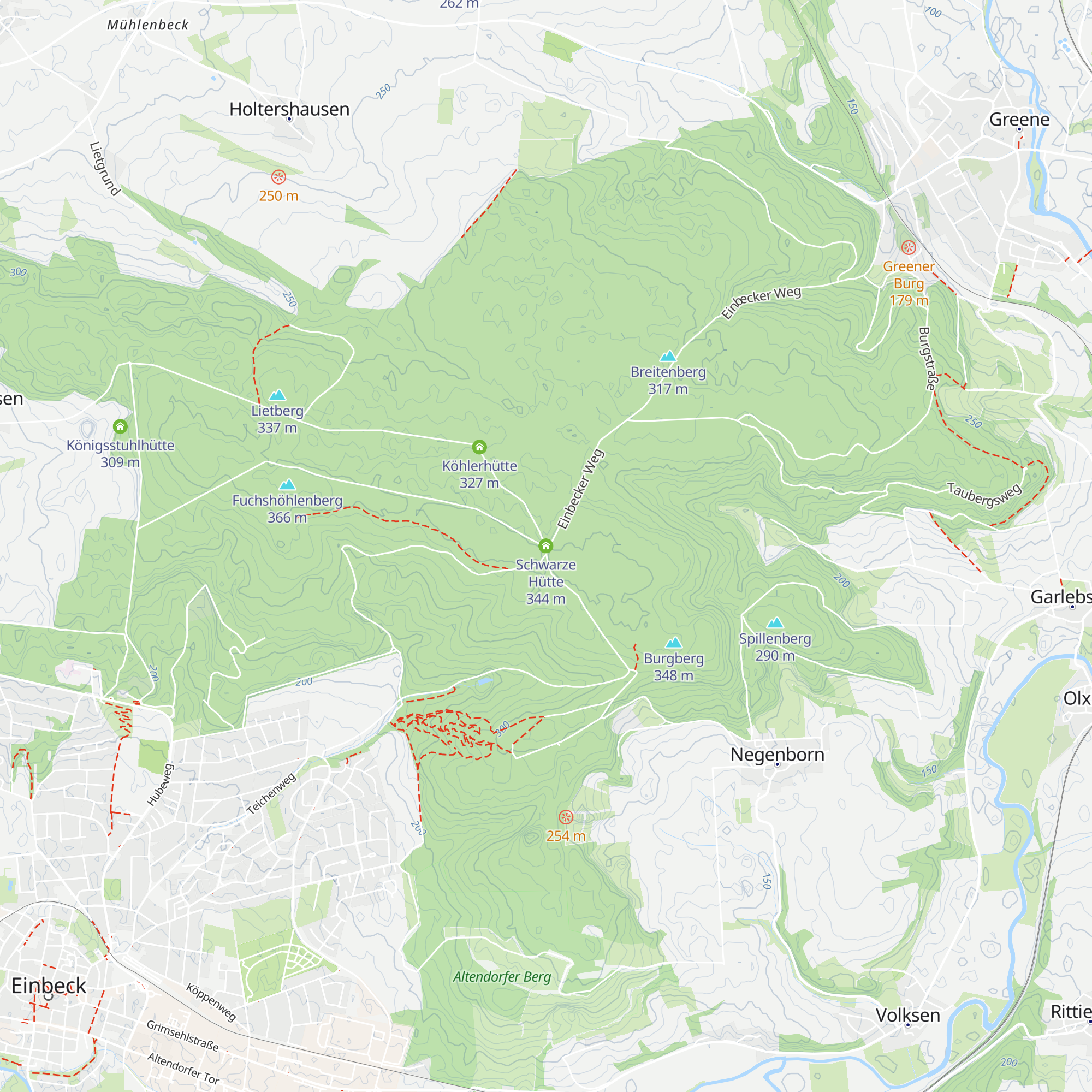 Schwarze Hütte map
