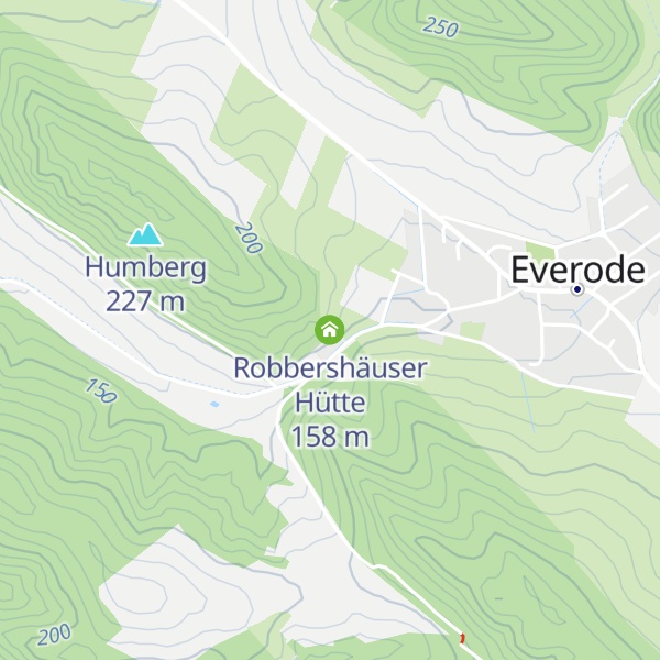 Map of Robbershäuser Hütte