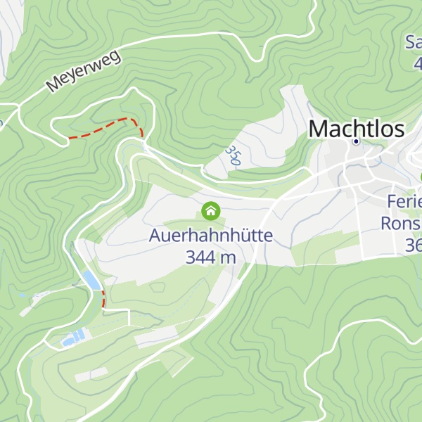 Map of Auerhahnhütte