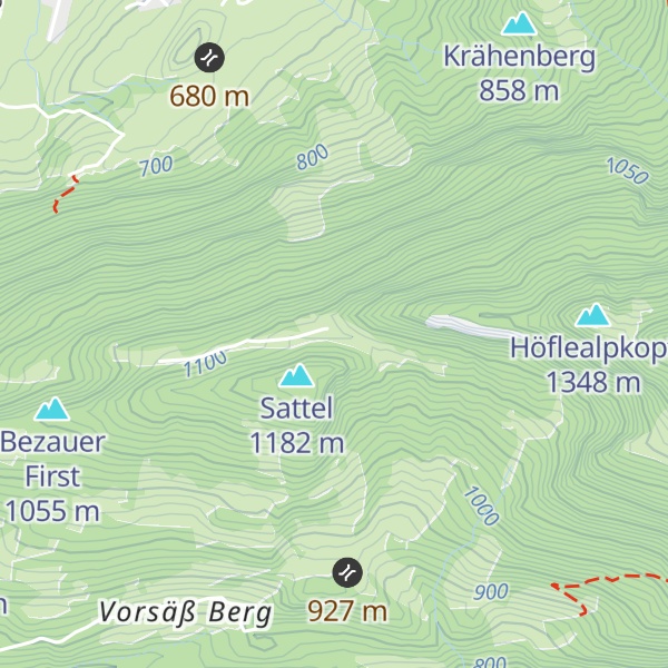 Map of Sattelalpe