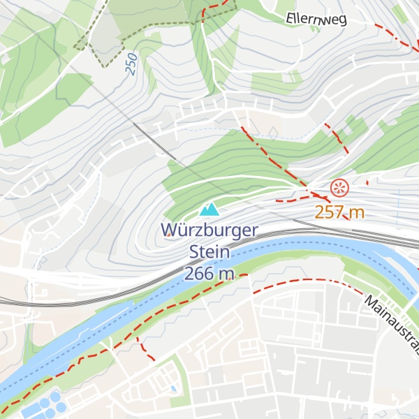 Map of Würzburger Stein