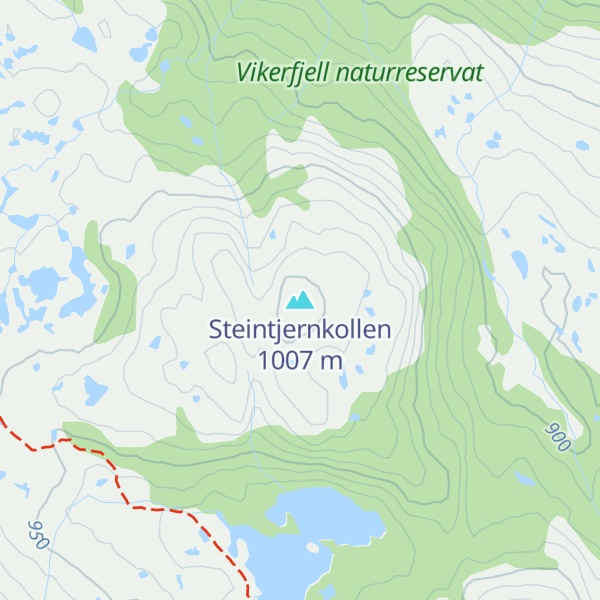 Map of Steintjernkollen