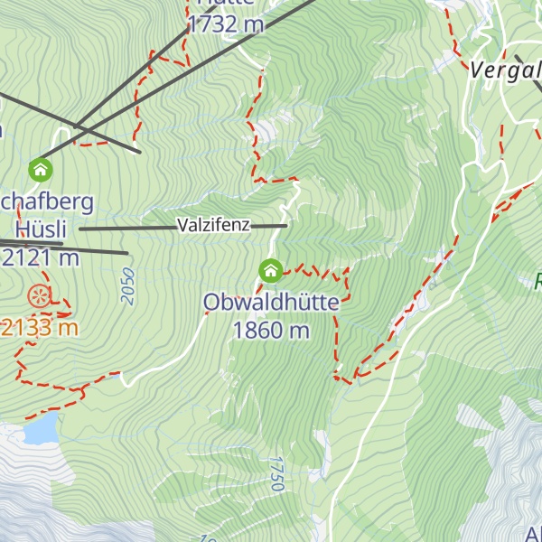 Map of Obwaldhütte