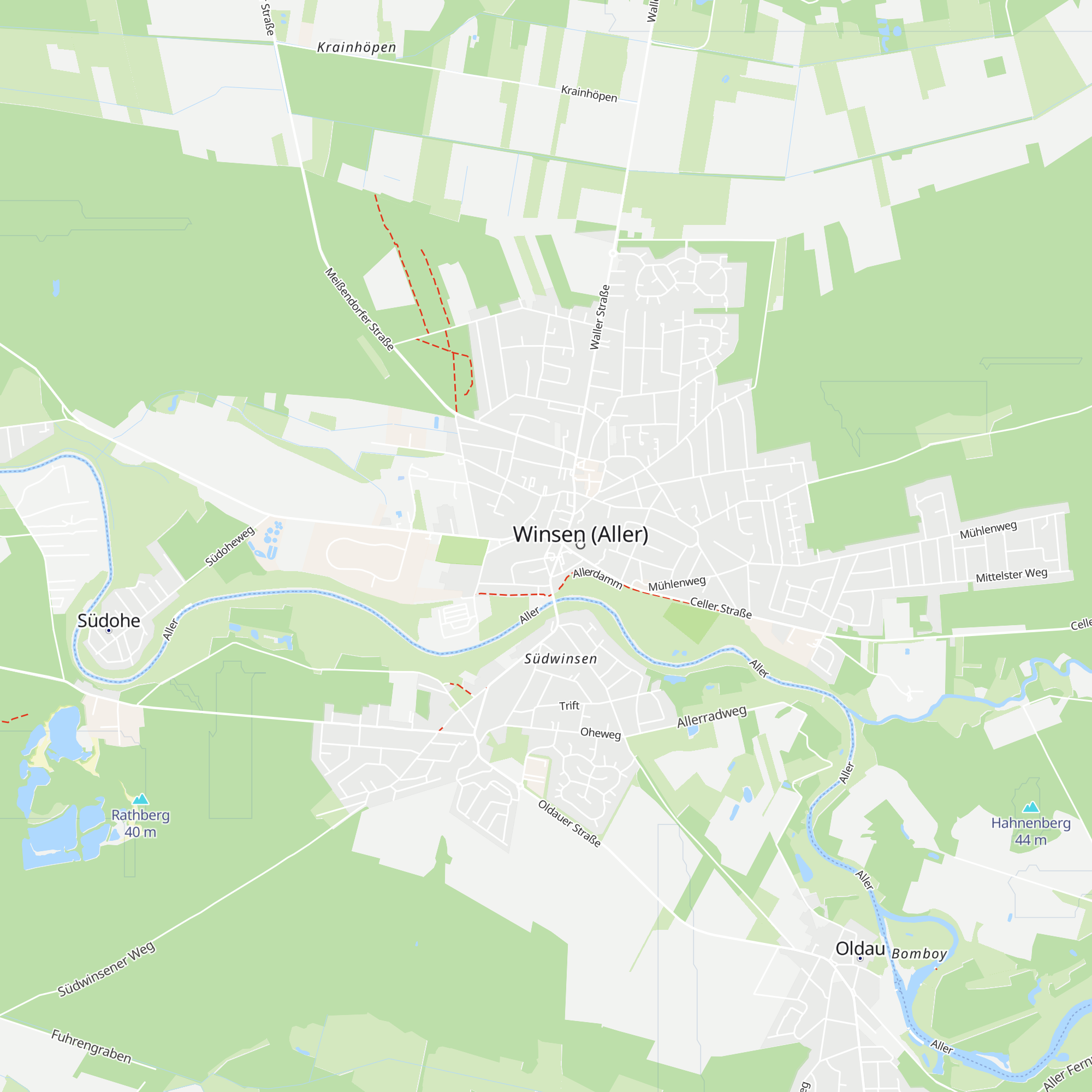 Tourist-Information Winsen (Aller) map