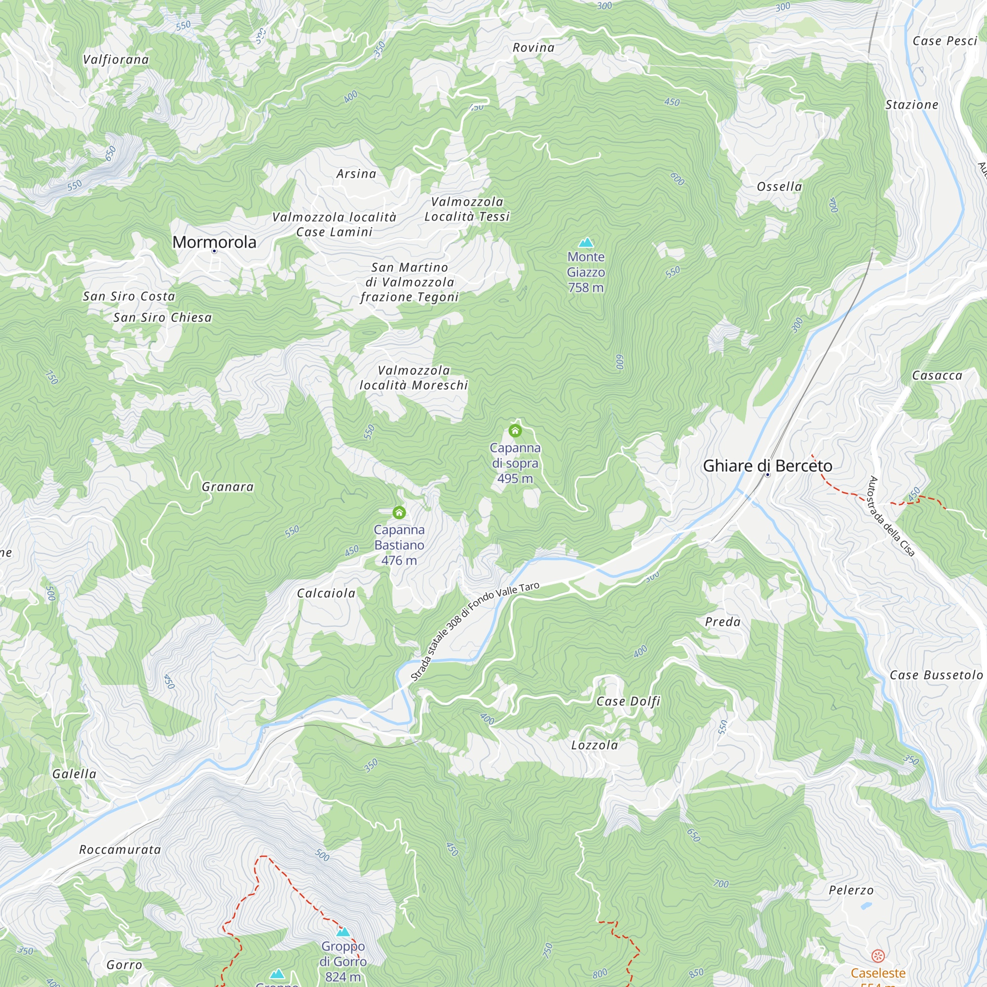 Capanna di sotto map