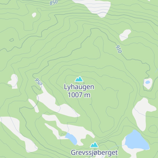 Map of Lyhaugen