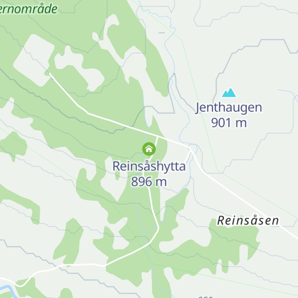 Map of Reinsåshytta