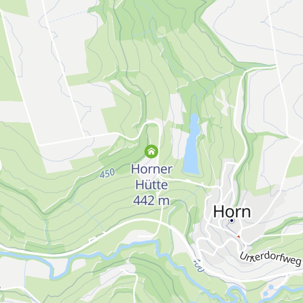 Map of Horner Hütte