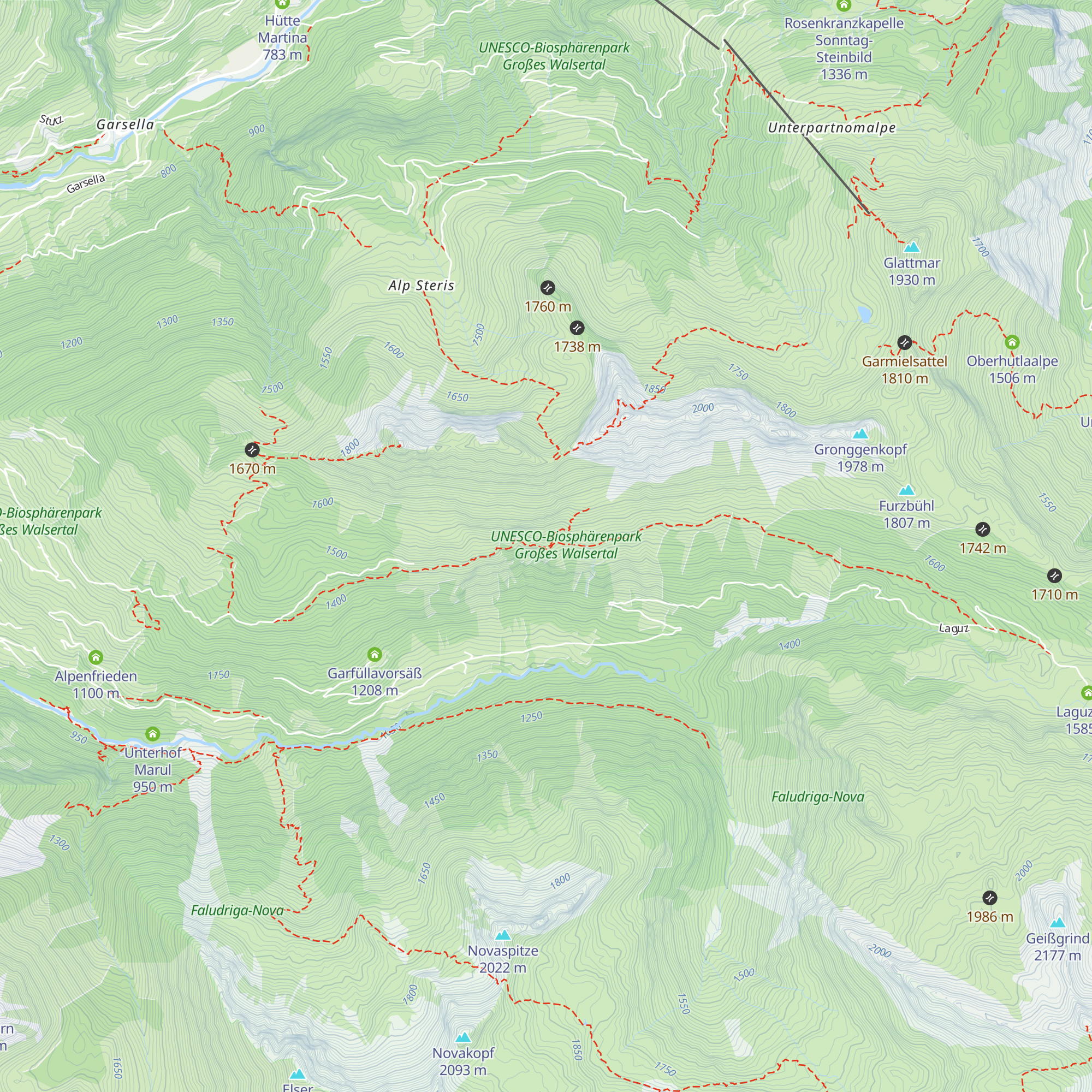 Hintertöbelealpe map