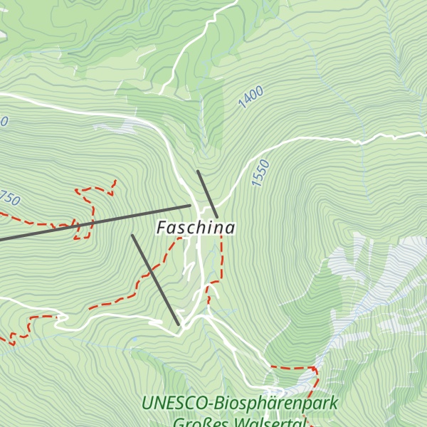 Map of Faschinajoch