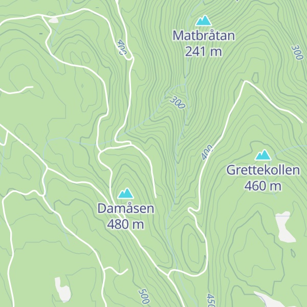 Map of Furtekollen
