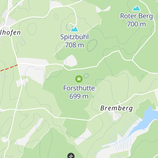 Map of Forsthütte