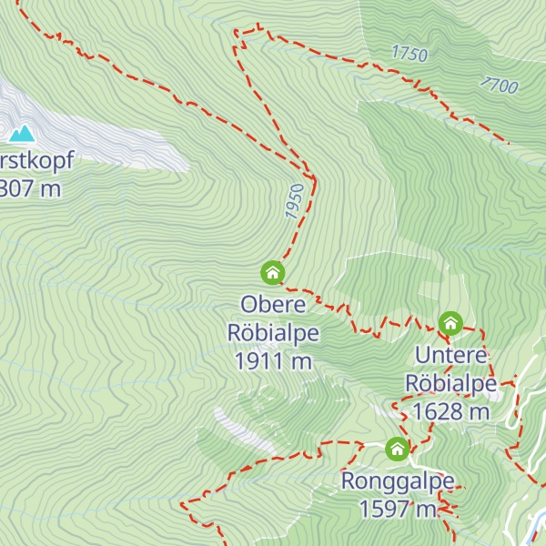 Map of Obere Röbialpe