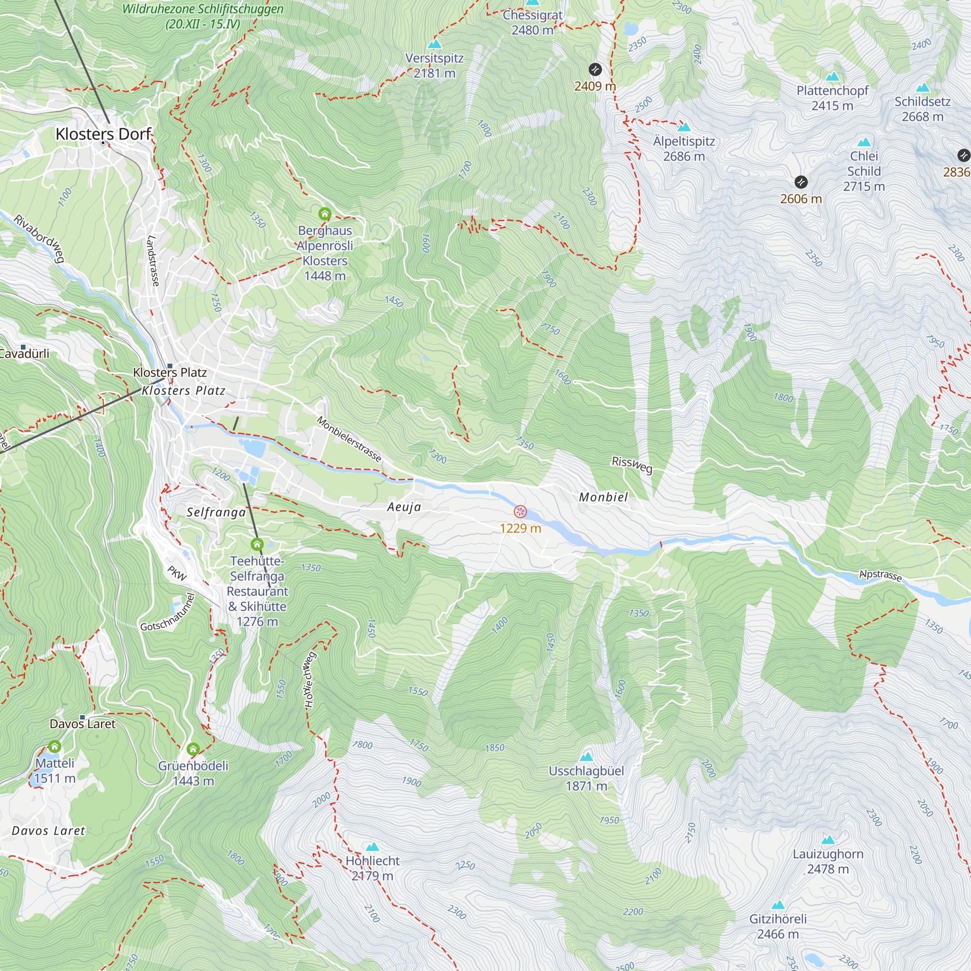 Kindergarten Bündelti map