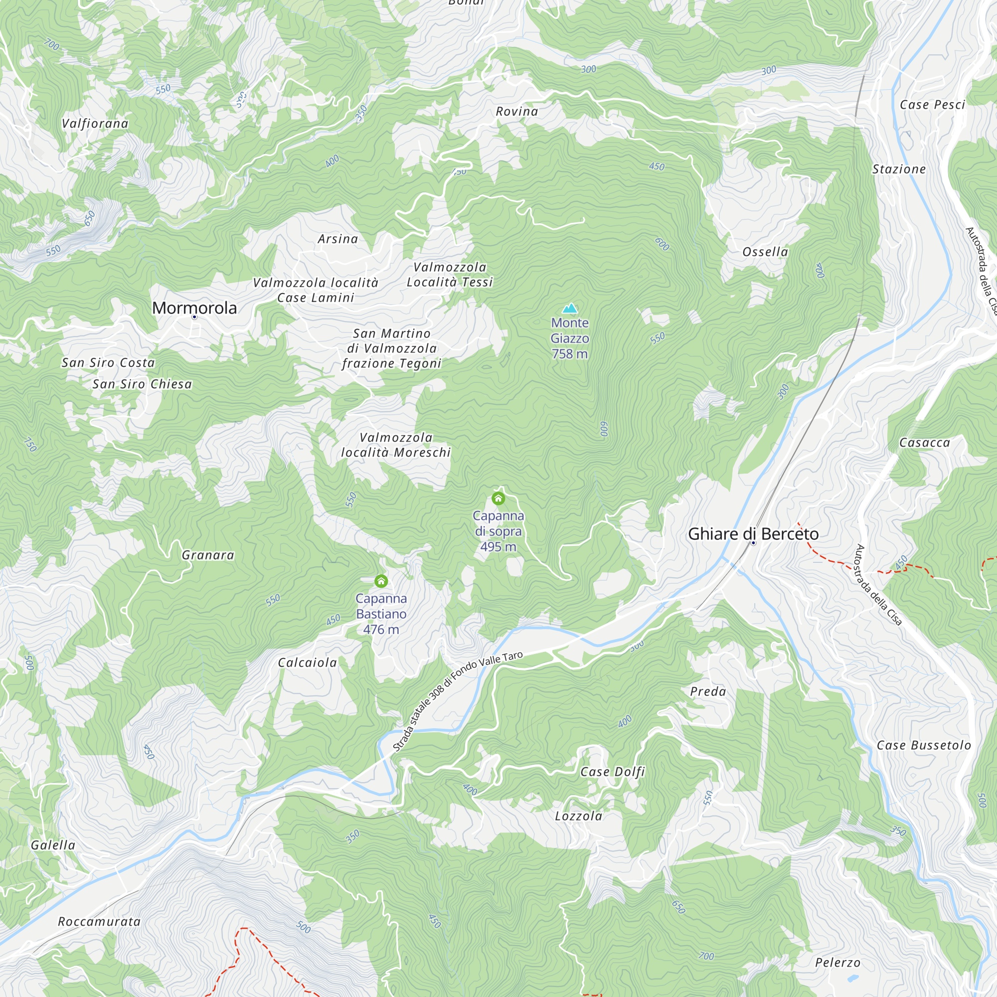 Capanna di sopra map