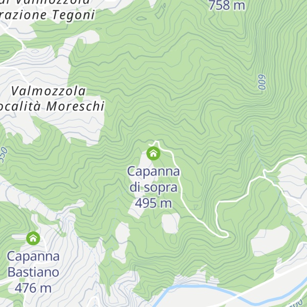 Map of Capanna di sopra