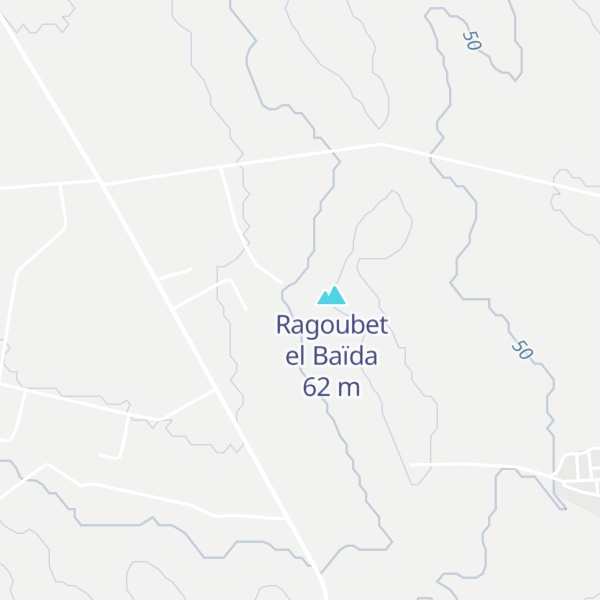 Map of Koudiat el Kedeb