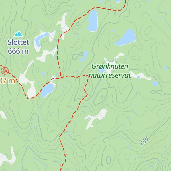Map of Grønknuten