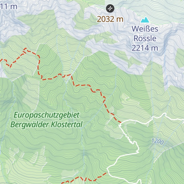 Map of Jagdhütte Altoffa