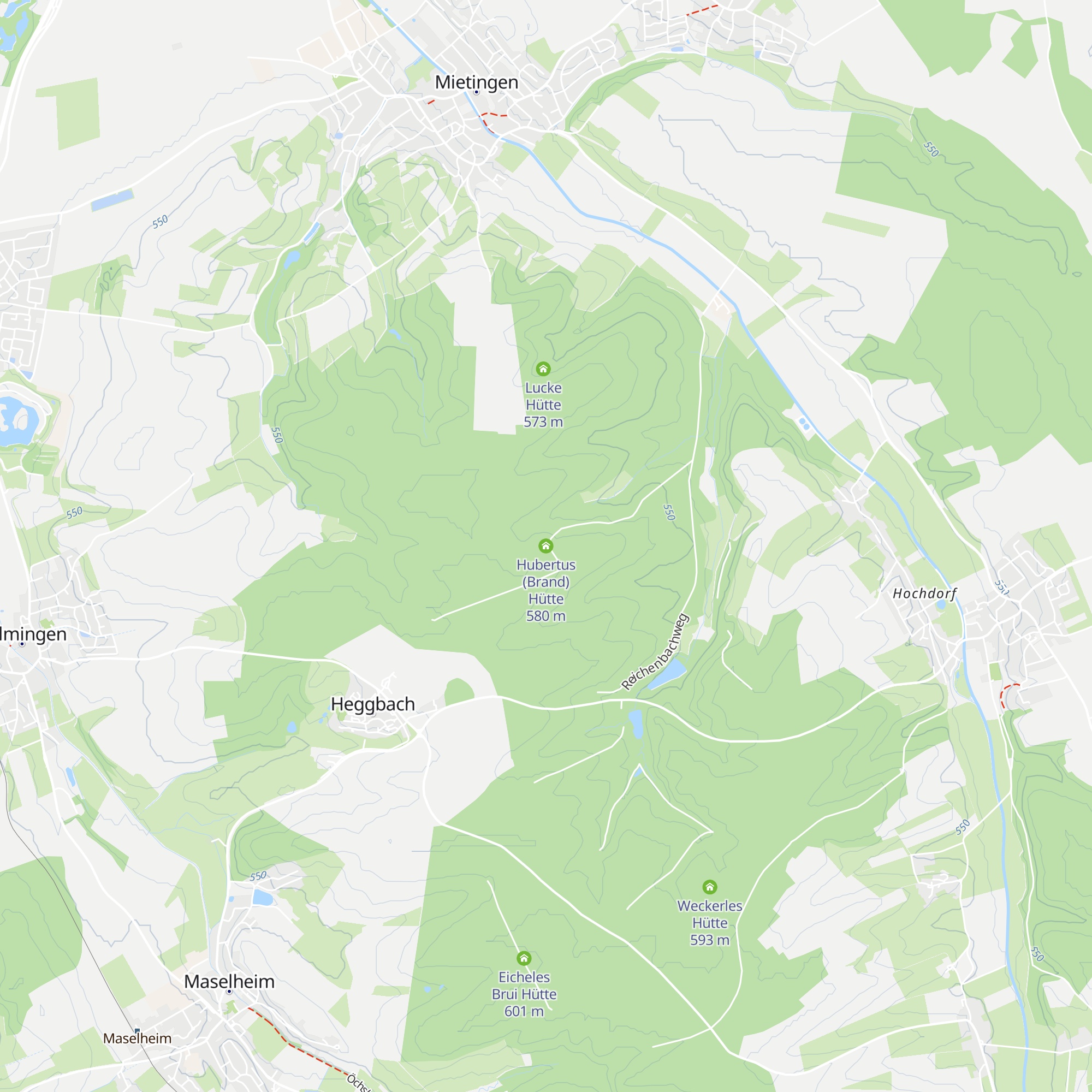 Hubertus (Brand) Hütte map