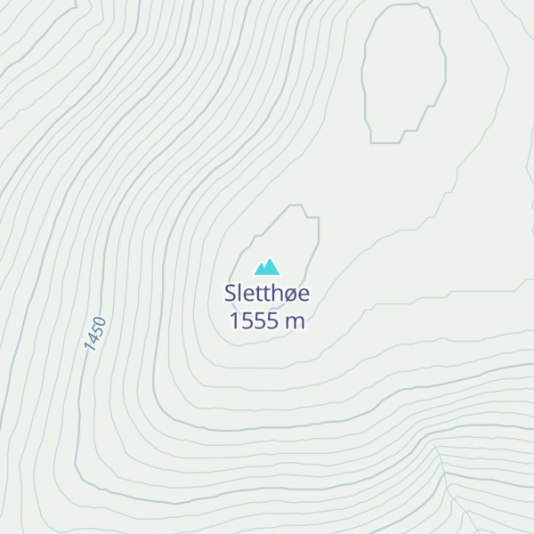 Map of Sletthøe