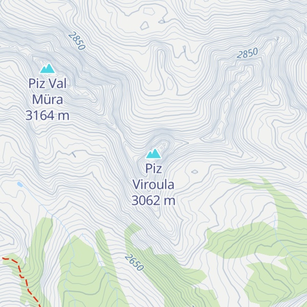 Map of Piz Viroula