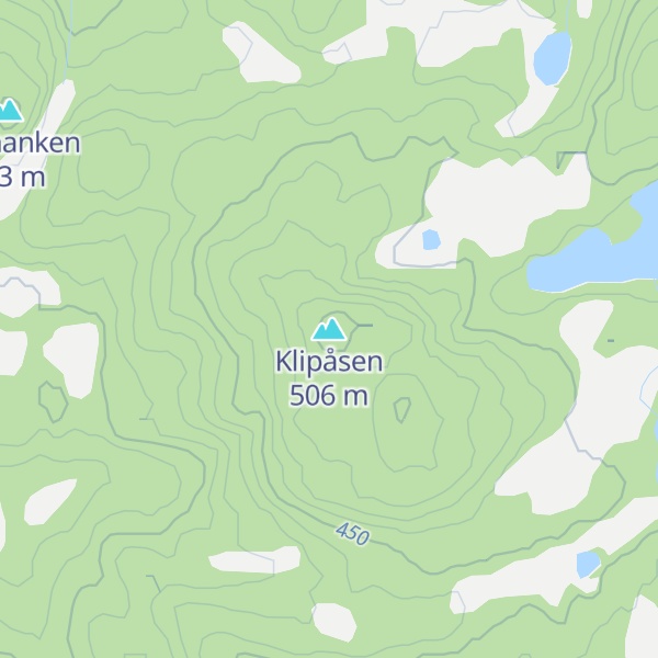 Map of Klipåsen