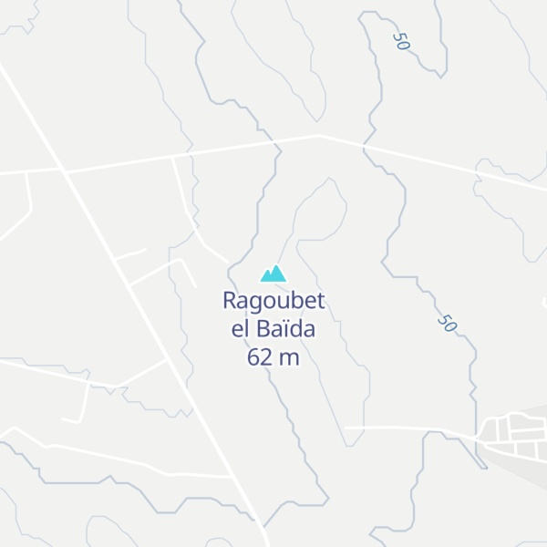 Map of Ragoubet el Baïda