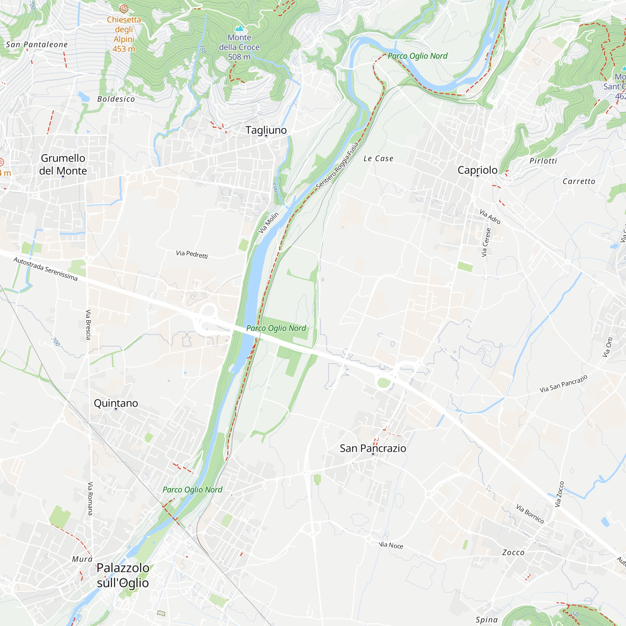 Quagliodromo map