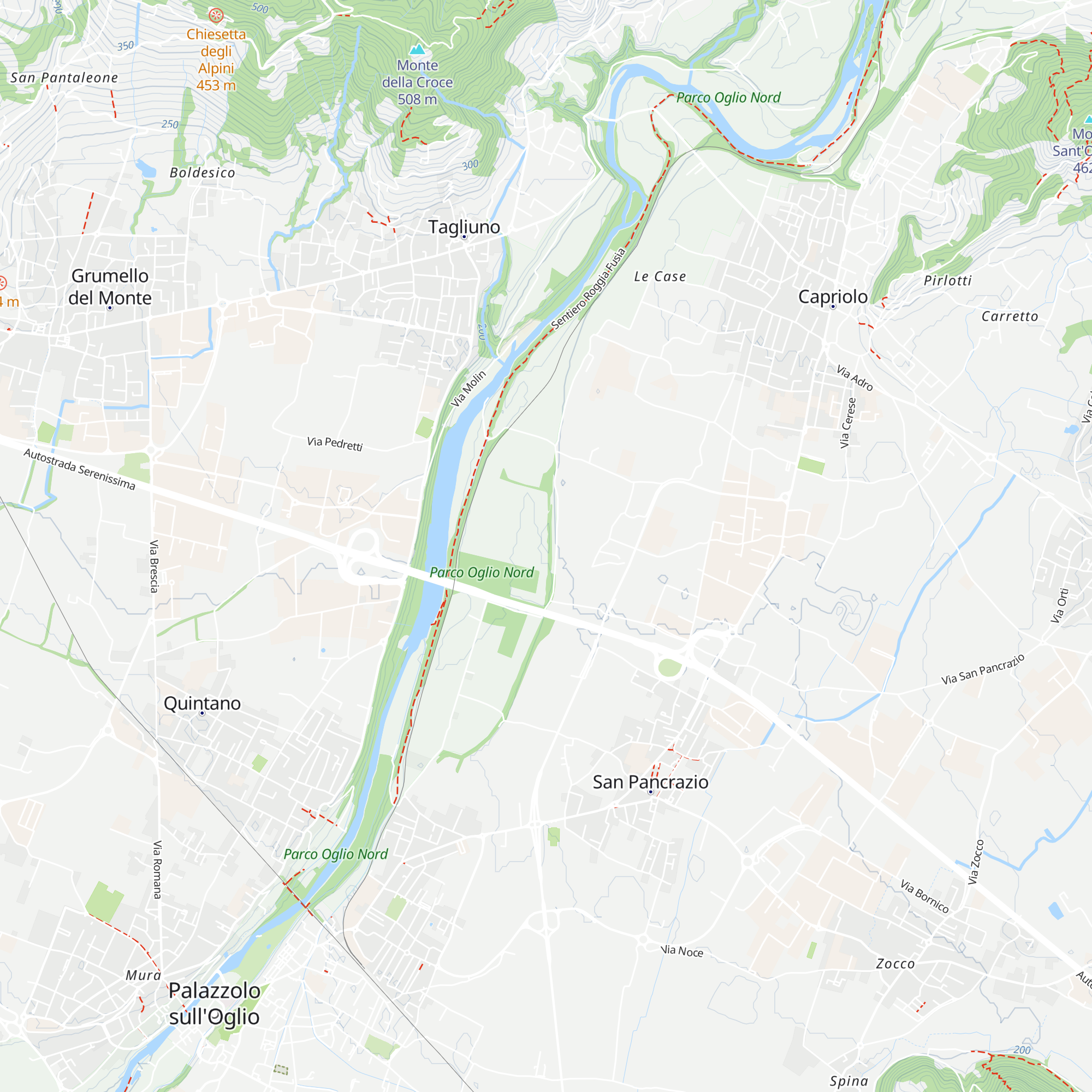 Quagliodromo map