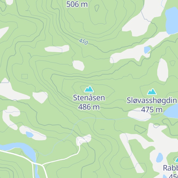 Map of Stenåsen