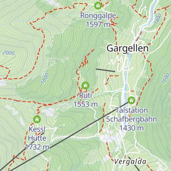Map of Rüti