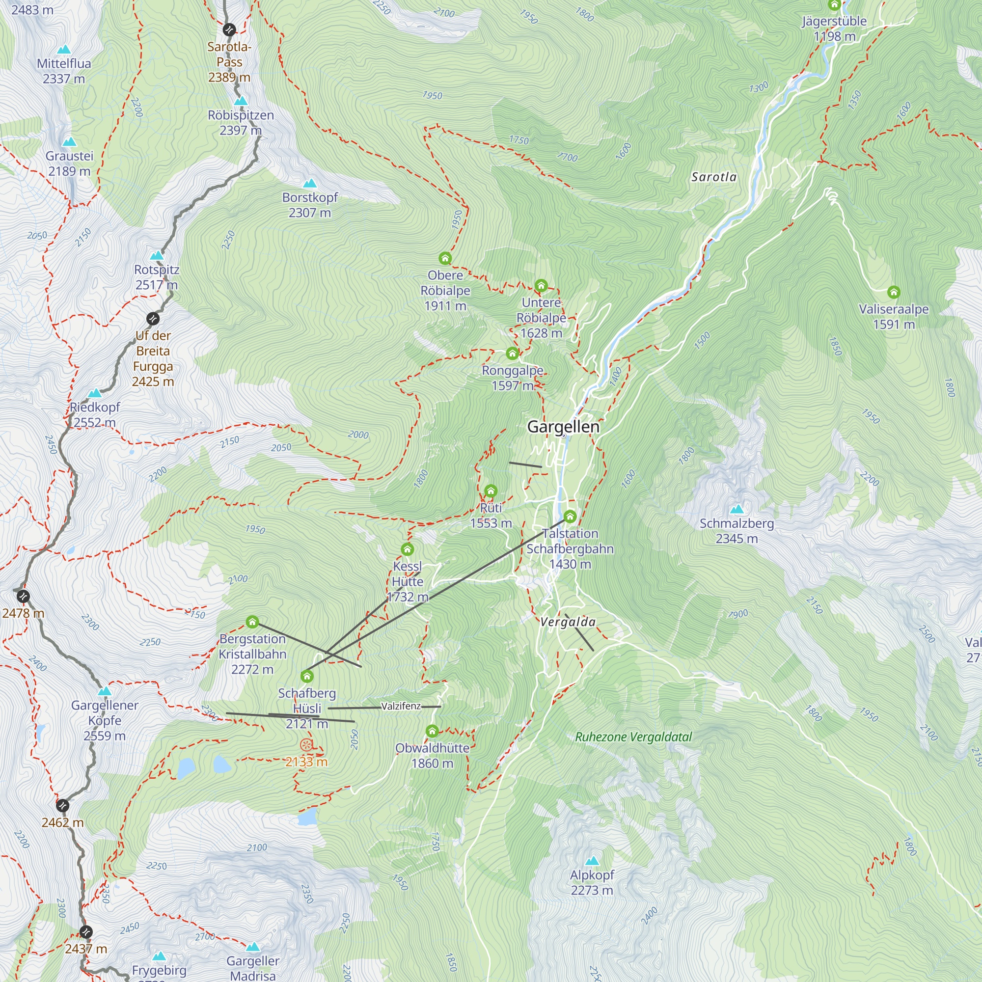 Rüti map