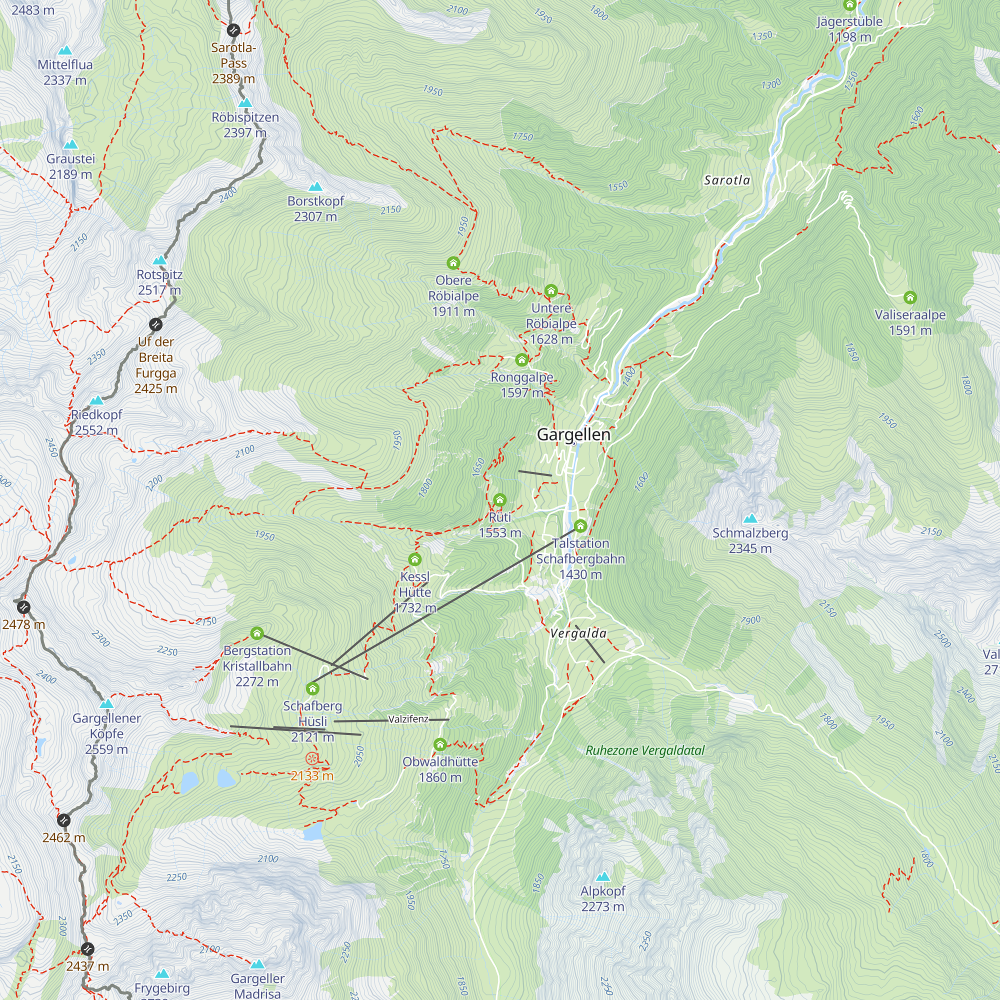 Rüti map