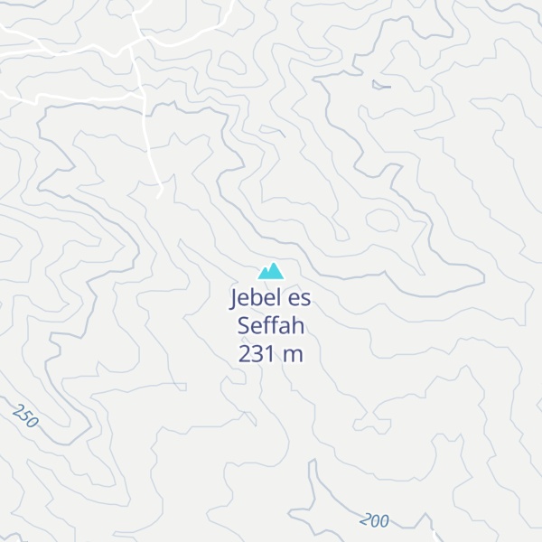 Map of Jebel es Seffah