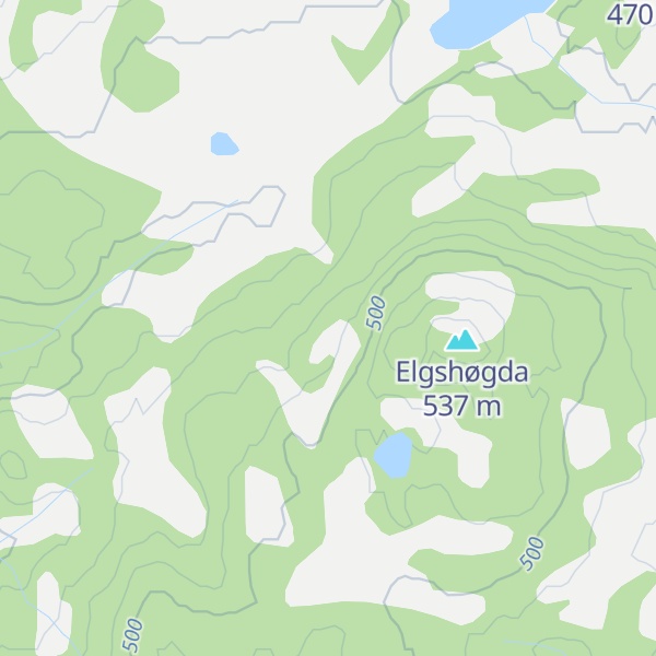 Map of Elgshøgdbua