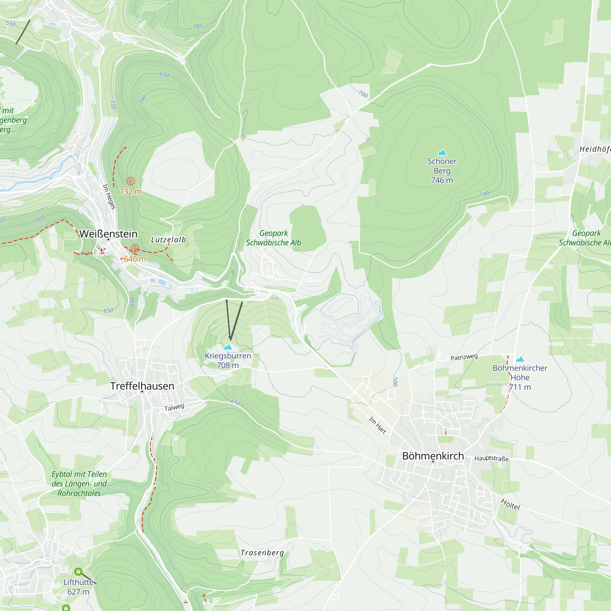 Geislinger Hütte map