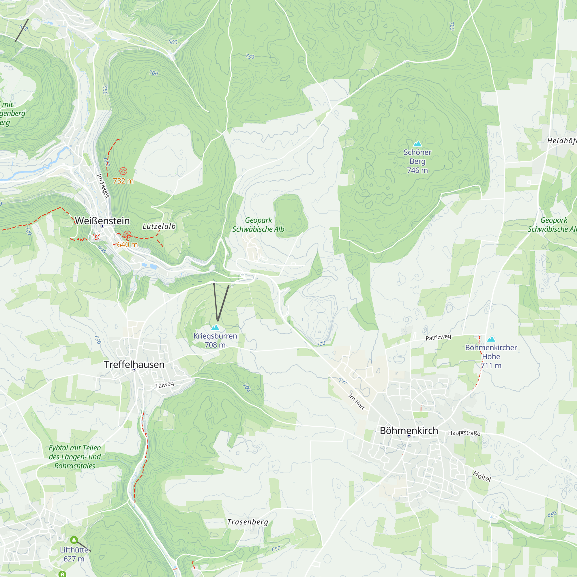 Geislinger Hütte map